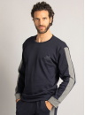 Pijama bărbați ARMATA DI MARE 2398 NAVY BLUE INTERLOCK