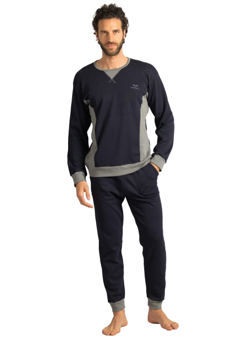 Pijama bărbați ARMATA DI MARE 2399 NAVY BLUE INTERLOCK