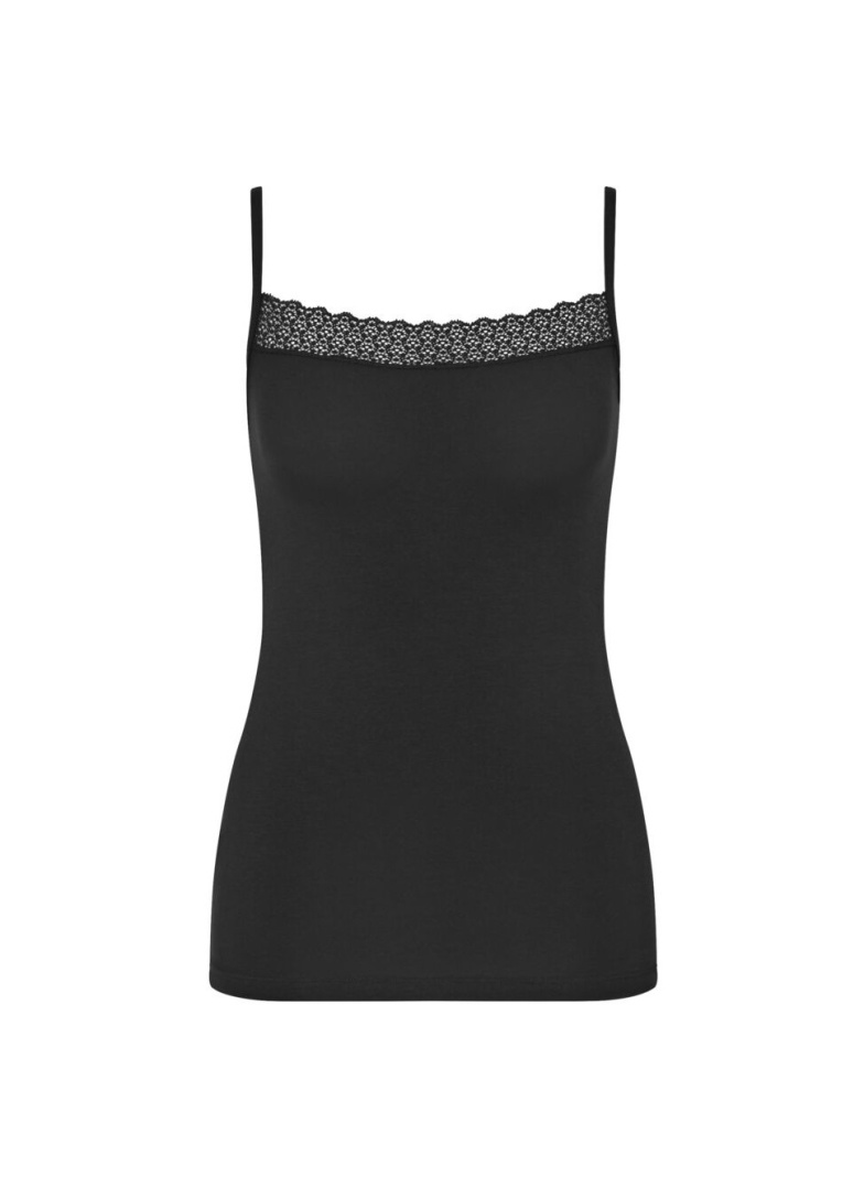 Dámské košile TRIUMPH FEEL OF MODAL SPAGHETTI TOP BLACK