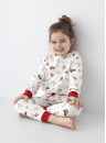 Pijama pentru copii SENSIS MAURICE/SAMANTHA CHRISTMAS alb-deschis