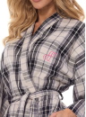 Halat dama L&L 2474 ROXY grafit FLANEL