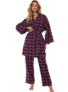 Halat dama L&L 2474 ROXY albastru închis FLANEL