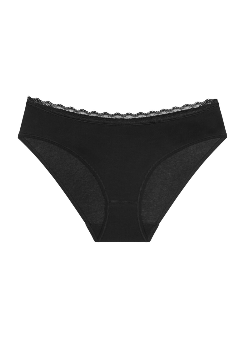 Chiloți dama TRIUMPH FEEL OF COTTON TAI 2P BLACK