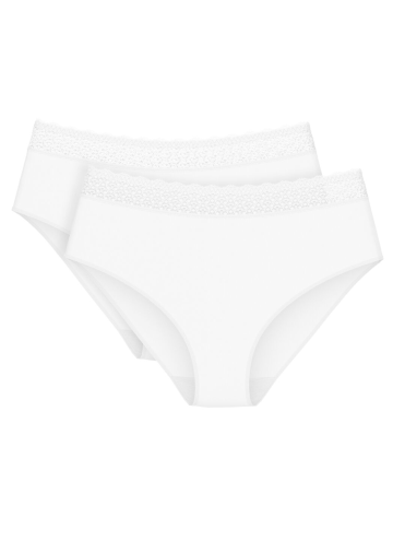 Chiloți dama TRIUMPH FEEL OF MODAL MIDI 2P WHITE