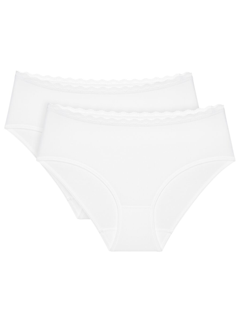 Chiloți dama TRIUMPH FEEL OF COTTON MIDI 2P WHITE