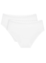 Chiloți dama TRIUMPH FEEL OF COTTON MIDI 2P WHITE