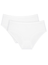 Chiloți dama TRIUMPH SENSE OF COTTON MIDI 2P WHITE