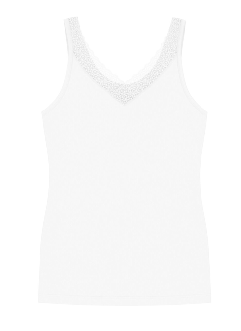 Dámské košile TRIUMPH FEEL OF MODAL TANK TOP WHITE