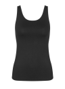 Dámské košile TRIUMPH SENSE OF COTTON TANK TOP BLACK