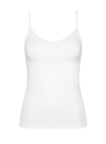 Dámské košile TRIUMPH FEEL OF COTTON SPAGHETTI TOP WHITE