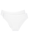 Chiloți dama TRIUMPH SENSE OF COTTON TAI 2P WHITE