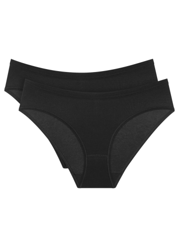 Női bugyi TRIUMPH SENSE OF COTTON TAI 2P BLACK