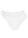 Chiloți dama TRIUMPH FEEL OF COTTON TAI 2P WHITE