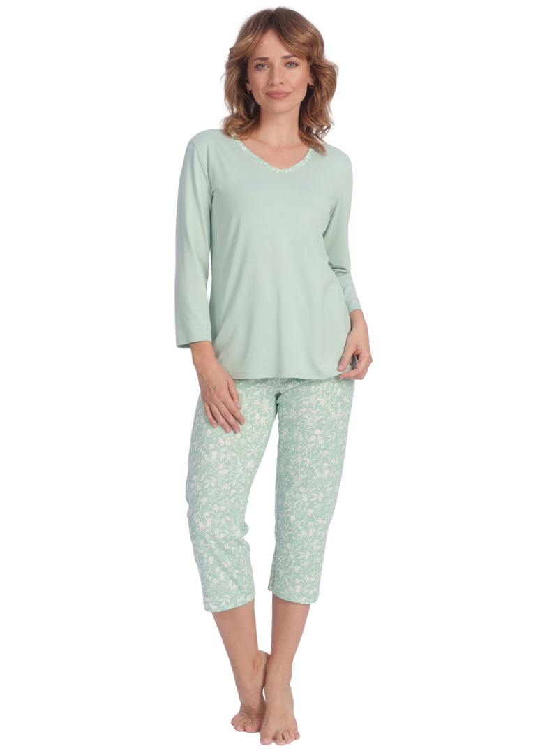 Pijama dama WADIMA 104574 verde