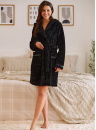 Szlafrok damski Doctor Nap SWW.5208 BLACK