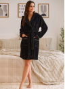 Szlafrok damski Doctor Nap SWW.5208 BLACK