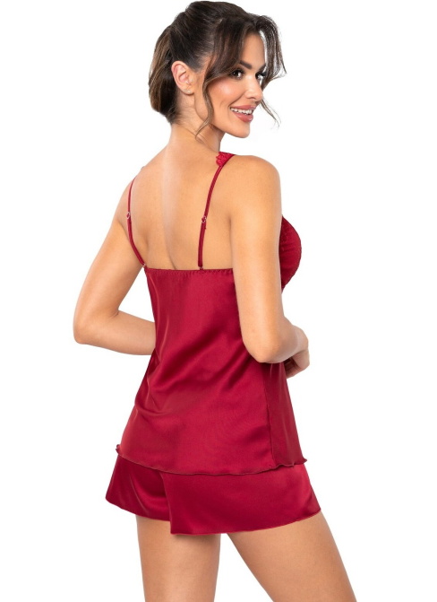 Pijama dama DONNA MARI burgundy