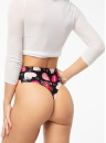 Tanga JULIMEX KISS ME STRING MAXI fekete