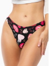 Tanga JULIMEX KISS ME SIMPLE STRING černá