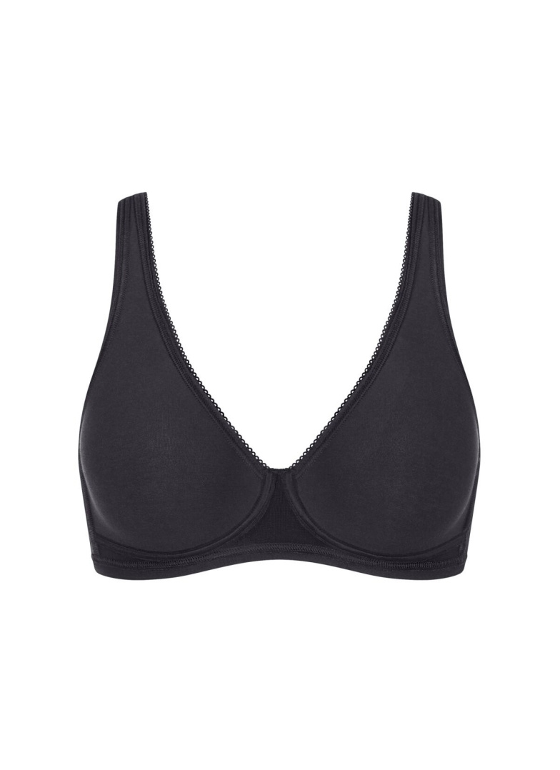 Melltartó SLOGGI BASIC+ SOFT BRA BLACK