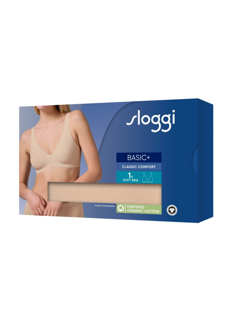 Melltartó SLOGGI BASIC+ SOFT BRA SKIN