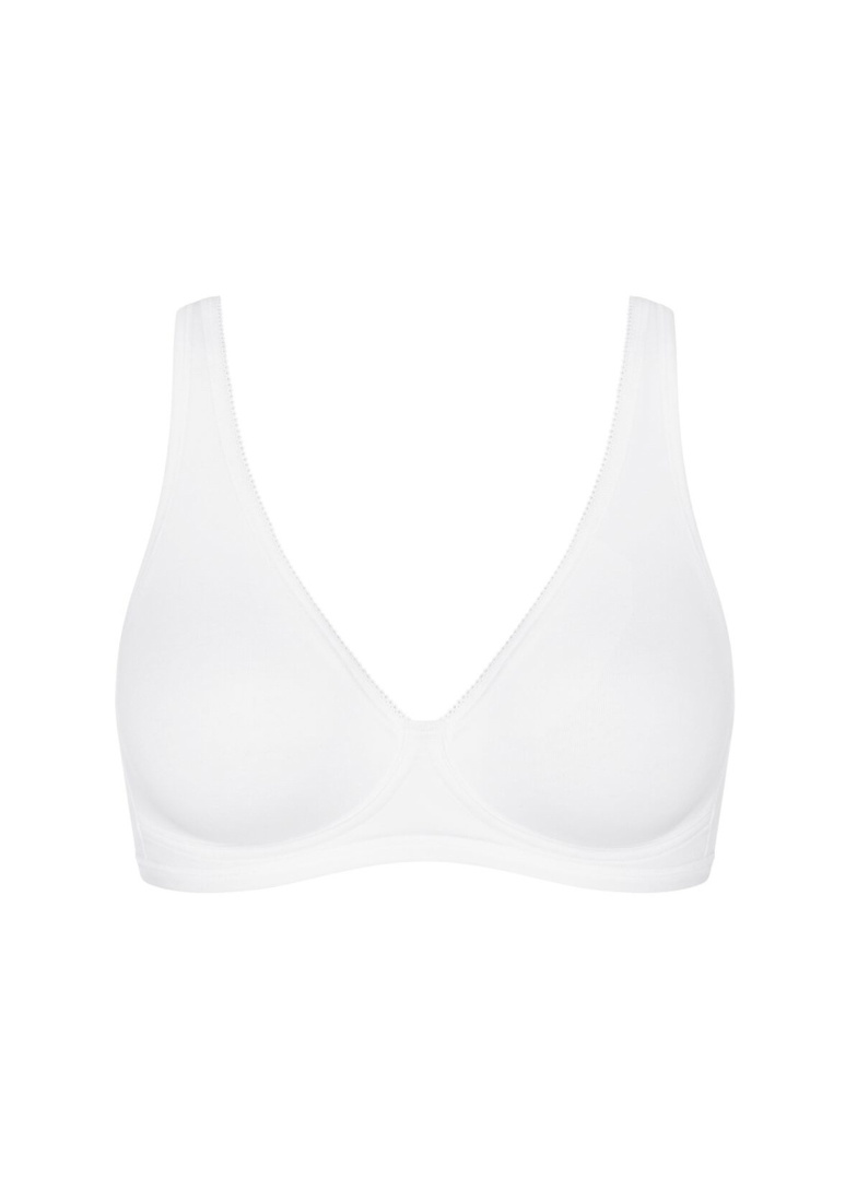 Biustonosz sloggi Basic+ Soft Bra White