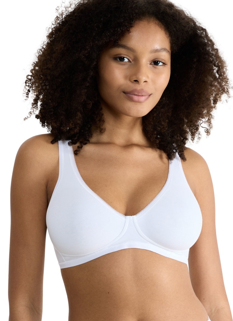 Melltartó SLOGGI BASIC+ SOFT BRA WHITE