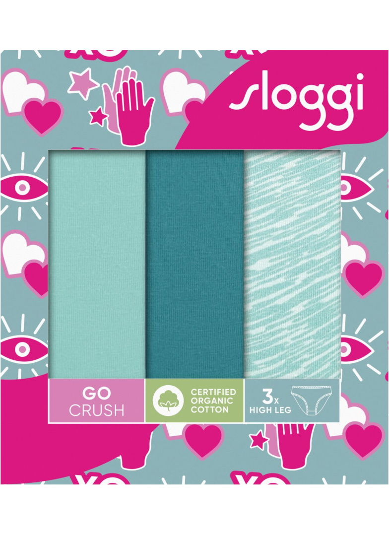 Női bugyi SLOGGI GO CRUSH HIGH LEG C3P MULTIPLE COLOURS 7