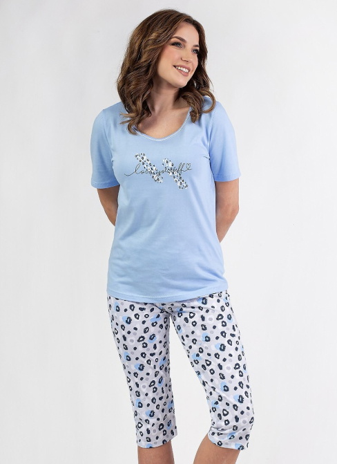 Pijama dama REGINA 689 albastru