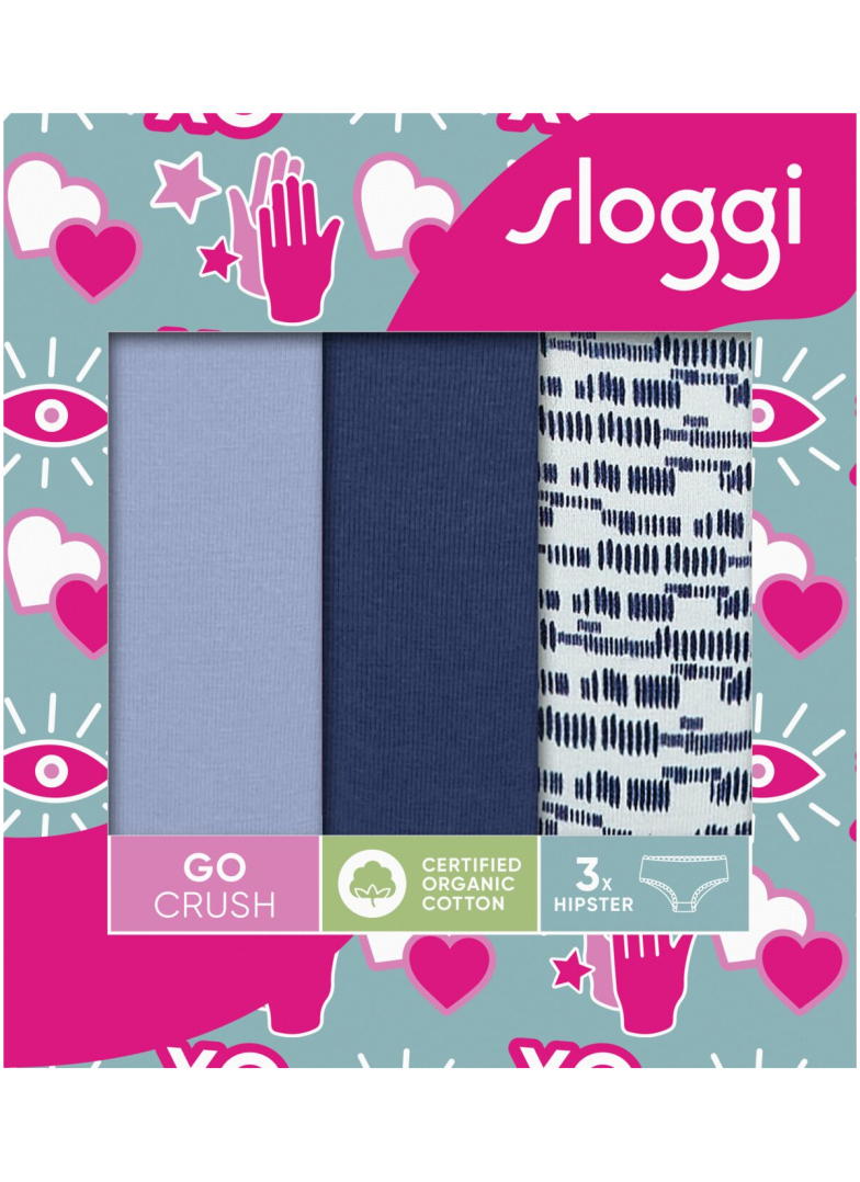 Női bugyi SLOGGI GO CRUSH HIPSTER C3P MULTIPLE COLOURS 3