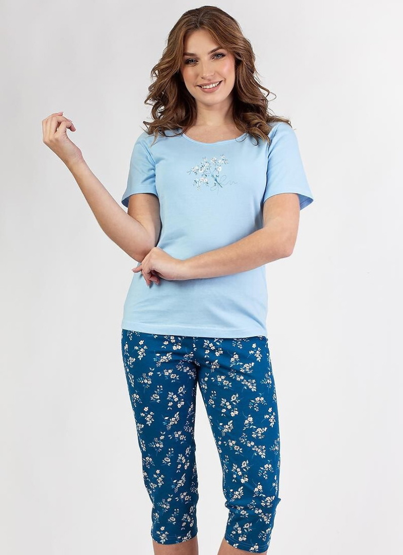 Pijama dama REGINA 700 albastru