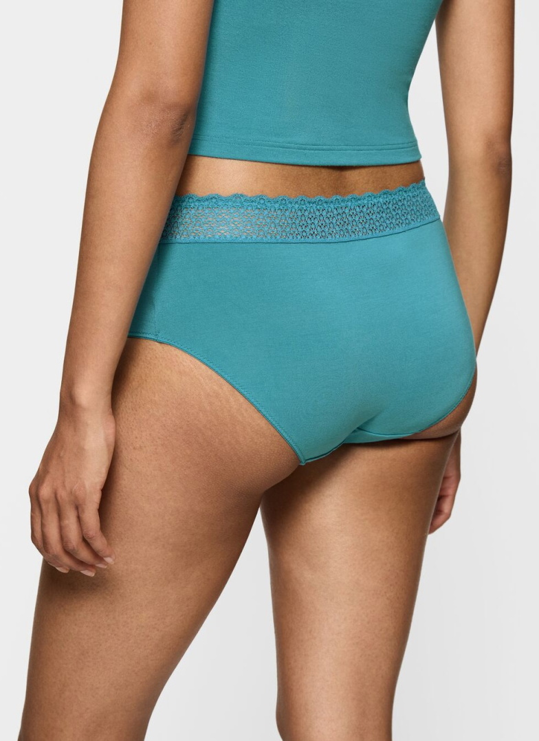 Női bugyi TRIUMPH FEEL OF MODAL MIDI QUIT TURQUOISE