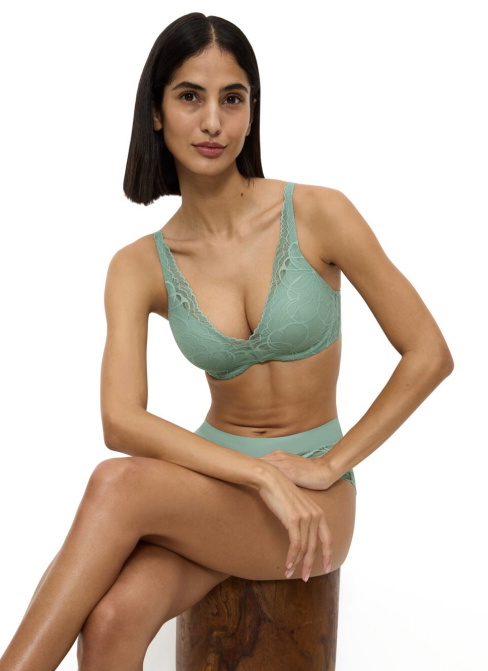 Sutien TRIUMPH BODY MAKE-UP ILLUSION LACE WP MISTY TURQUOISE