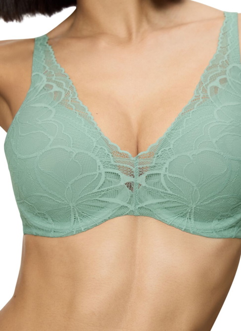 Sutien TRIUMPH BODY MAKE-UP ILLUSION LACE WP MISTY TURQUOISE