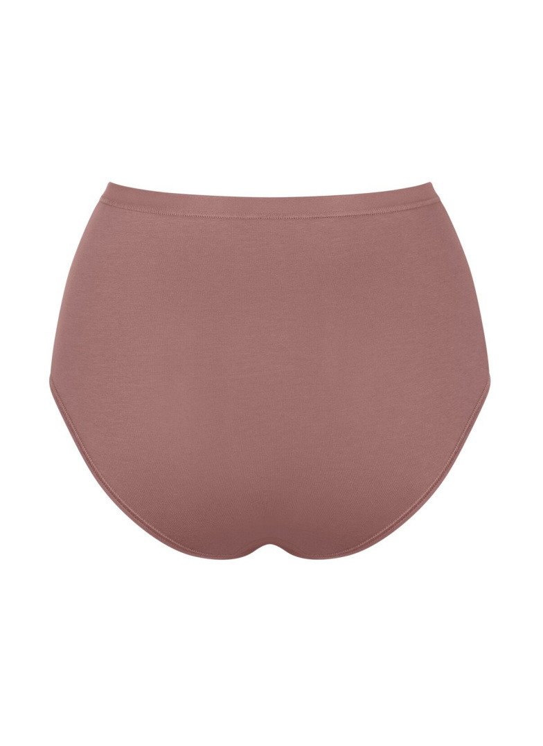 Majtki damskie sloggi GO Daily Cotton Highwaist 3P Cacao