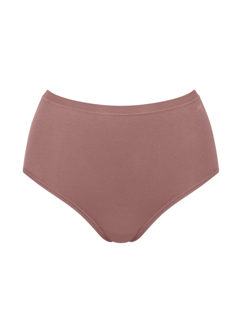 Majtki damskie sloggi GO Daily Cotton Highwaist 3P Cacao