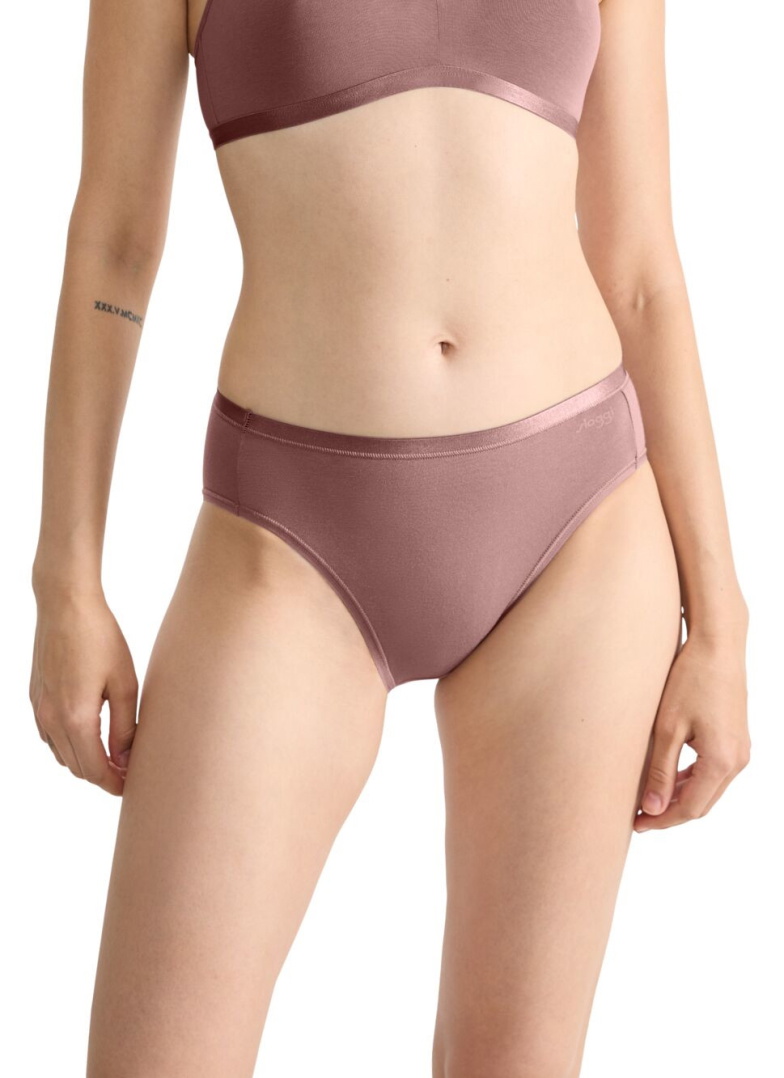 Majtki damskie sloggi GO Daily Cotton Tai 3P Cacao