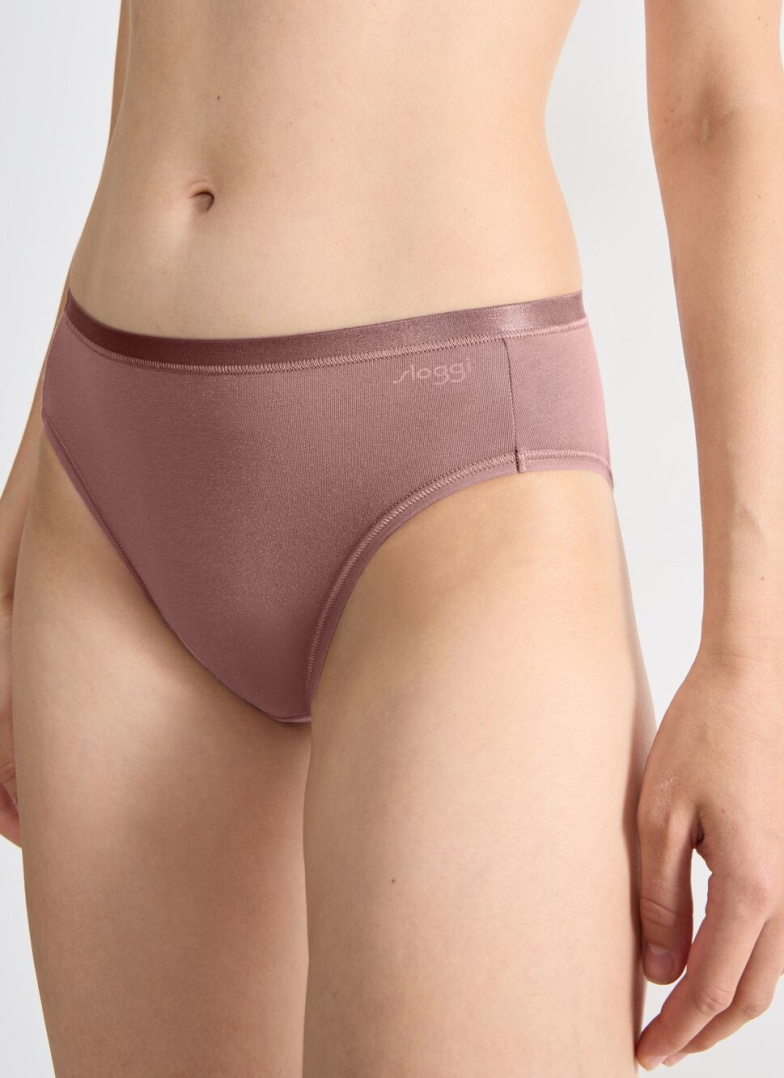 Majtki damskie sloggi GO Daily Cotton Tai 3P Cacao