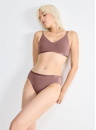 Majtki damskie sloggi GO Daily Cotton Tai 3P Cacao