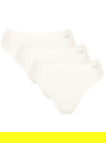 Majtki damskie sloggi GO Daily Cotton Tai 3P Silk White