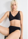 Majtki damskie sloggi GO Daily Cotton Tai 3P Black