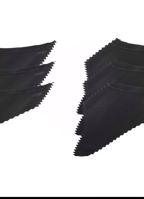 Majtki damskie sloggi GO Daily Cotton Tai 3P Black