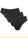 Majtki damskie sloggi GO Daily Cotton Tai 3P Black