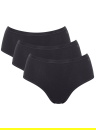 Chiloți dama SLOGGI GO DAILY COTTON MIDI 3P BLACK