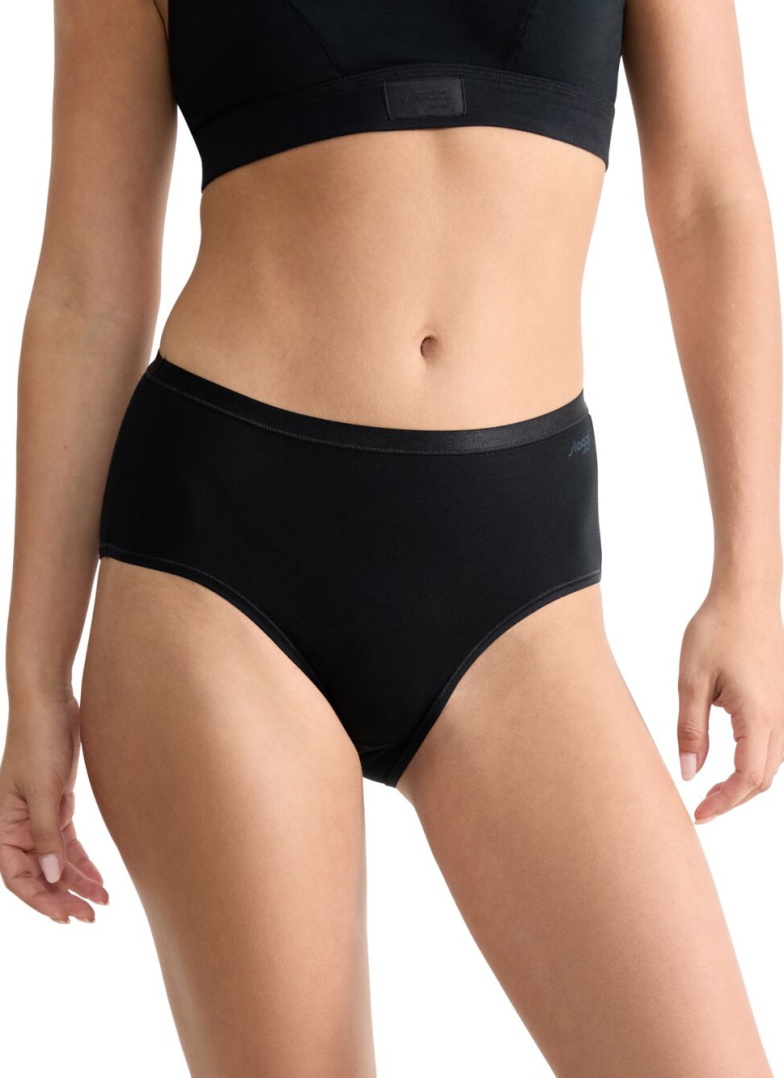 Dámské kalhotky SLOGGI GO DAILY COTTON MIDI 3P BLACK