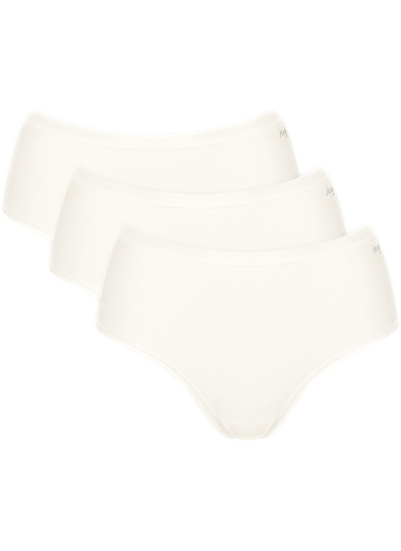 Majtki damskie sloggi GO Daily Cotton Midi 3P Silk White