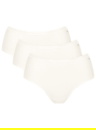 Majtki damskie sloggi GO Daily Cotton Midi 3P Silk White