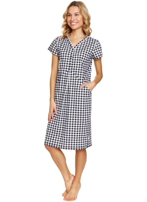 Hálóing DOCTOR NAP TCB.5271 BLACK CHECK