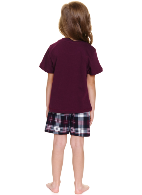 Piżama dziecięca Doctor Nap PDU.7202 BURGUNDY