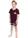 Pijama pentru copii DOCTOR NAP PDU.7202 burgundy